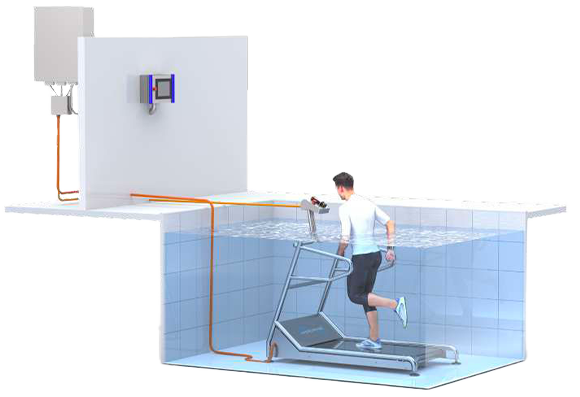 tapis hydrothérapie walk-o hydrophysio fusion 3D