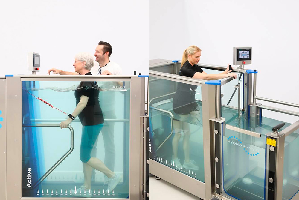 tapis hydrothérapie walk-o hydrophysio active - rééducation - sport - bien-être - surpoids - gériatrie - pédiatrie