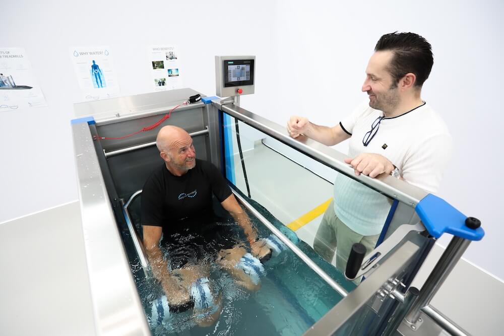 tapis hydrothérapie walk-o hydrophysio active - rééducation - sport - bien-être - surpoids - gériatrie - pédiatrie