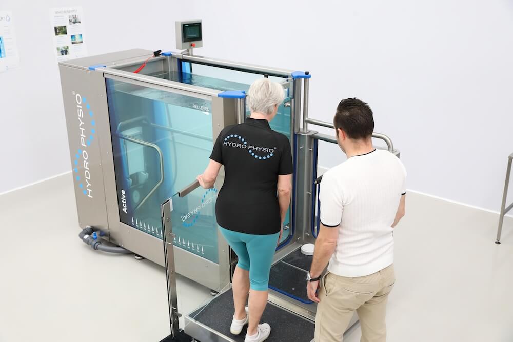 tapis hydrothérapie walk-o hydrophysio active - rééducation - sport - bien-être - surpoids - gériatrie - pédiatrie