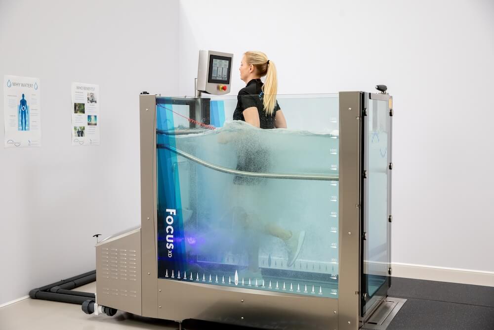 tapis hydrothérapie walk-o hydrophysio focus - rééducation - sport - bien-être - surpoids - gériatrie - pédiatrie