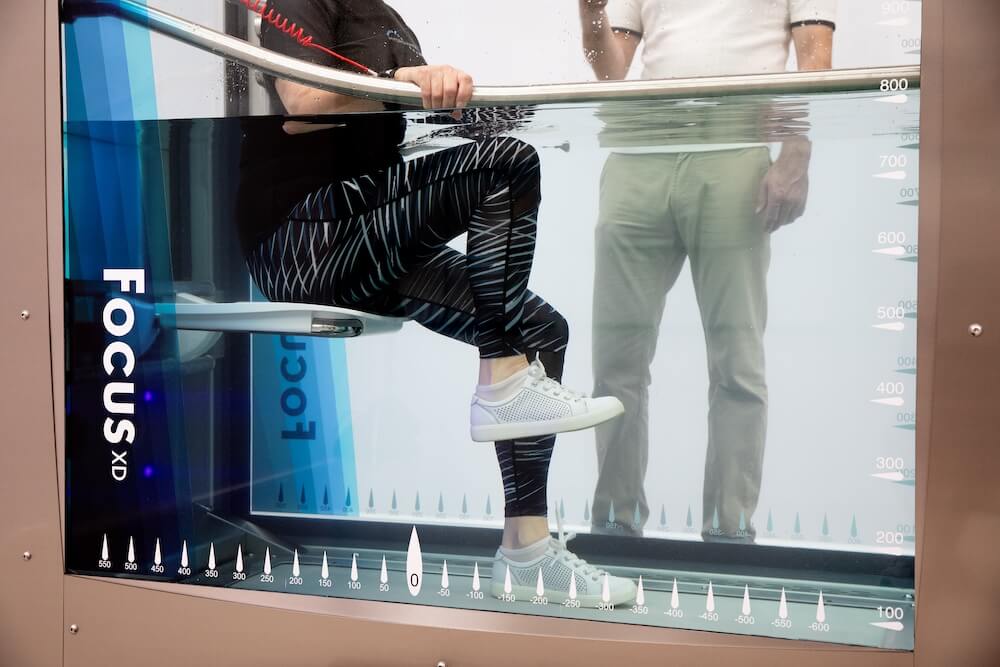 tapis hydrothérapie walk-o hydrophysio focus - rééducation - sport - bien-être - surpoids - gériatrie - pédiatrie