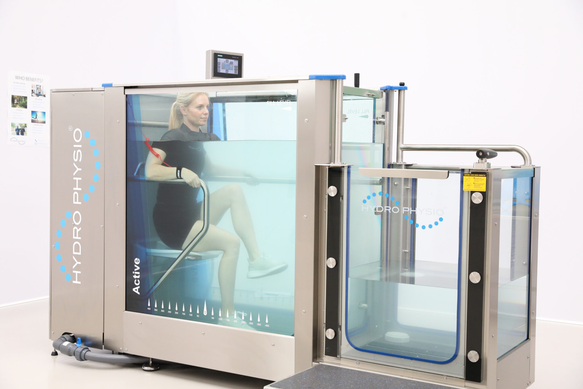 Rééducation rupture ligament croisé grâce au tapis de marche immergé Walk-O