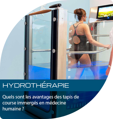 Avantages tapis de course immergé en médecine humaine