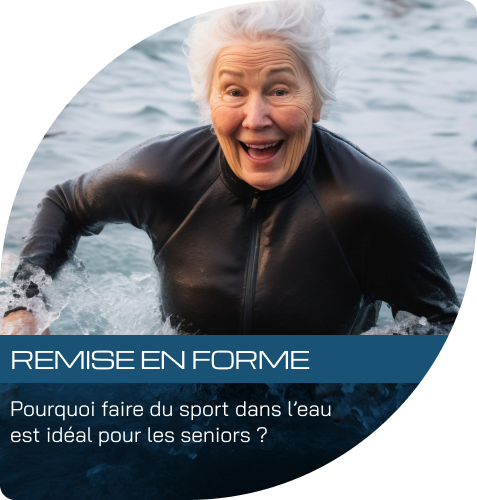Le sport dans l'eau idéal pour les seniors