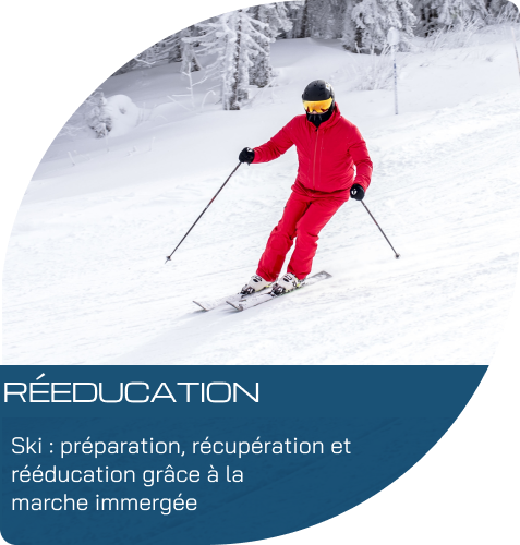 Ski : préparation, récupération et rééducation grâce à la marche immergée