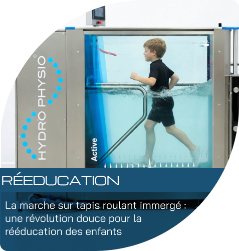 La marche sur tapis roulant immergé : une révolution douce pour la rééducation des enfants