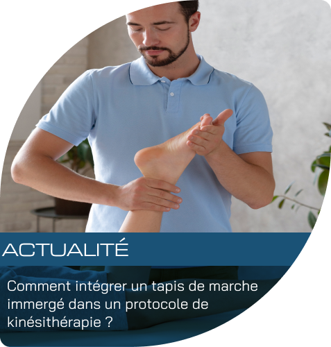 Optimisez vos protocoles de rééducation avec le tapis de marche immergé Walk-O en kinésithérapie pour améliorer récupération et mobilité.